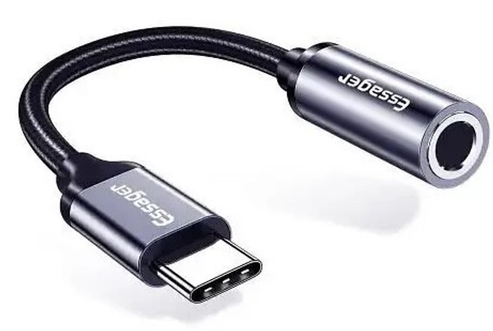 Кабель AUX Mini-jack 3.5 mm to Type-C Essager для iPhone 15