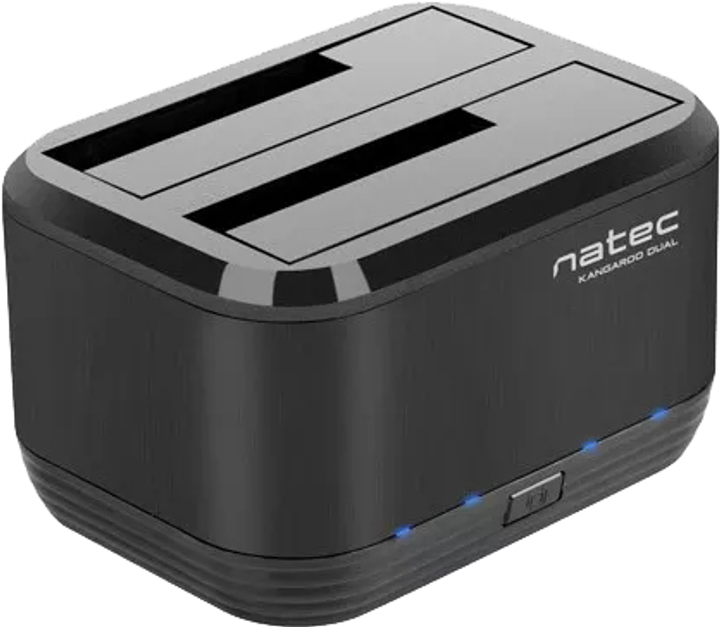 Stacja dokująca NATEC Kangaroo Dual do HDD/SSD 2.5/3.5" USB 3.0 (NSD-0955) - obraz 3