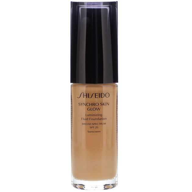 Podkład Shiseido Synchro Skin Glow Luminizing Fluid Foundation Golden 5 30ml (729238135536) - obraz 1