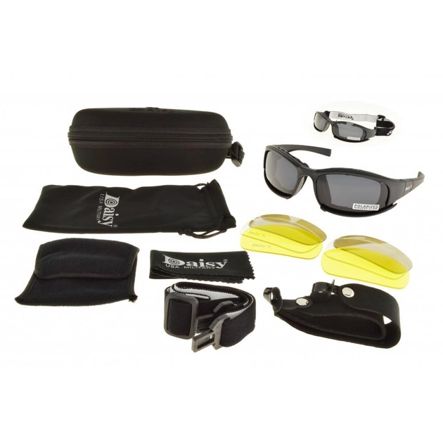 Тактические очки со сменной дужкой, 4 линзы. 3-36976 - изображение 1