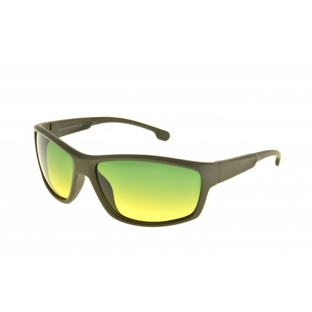 Очки солнцезащитные тактические, с зелёно-жёлтыми линзами. 3-38088 - изображение 1