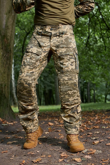 Тактичні штани Піксель з наколінниками ЗСУ мм14 військові штани ЗСУ 50 - зображення 1