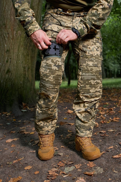 Тактические штаны Пиксель с наколенниками ЗСУ мм14 военные брюки ВСУ 52 - изображение 2