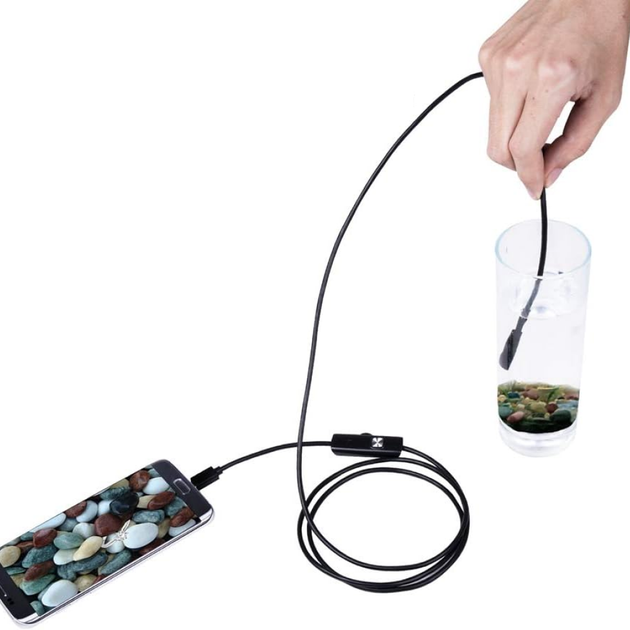 Камера ендоскоп з USB, Android та PC Endoscope, 2,2м - зображення 4