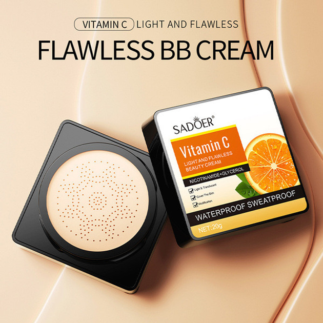 Кушон SADOER Cream увлажняющий для лица тон 2 натуральный от продавца ...