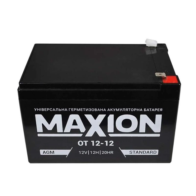 Акумуляторна батарея MAXION AGM OT 12-12 12V 12Ah - изображение 1