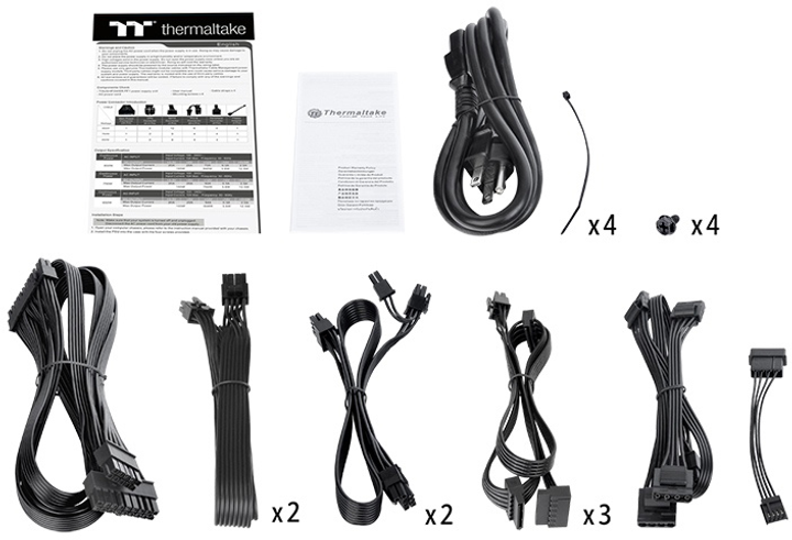 Zasilacz Thermaltake ToughPower PF1 ARGB 750W 80+Platinum (PS-TPD-0750FNFAPE-1) - obraz 6