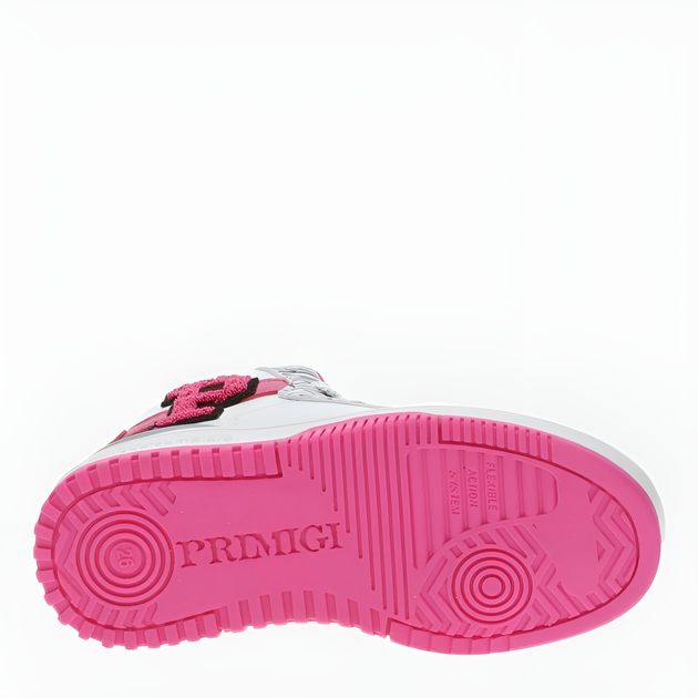 Sneakersy dziecięce dla dziewczynki Primigi 4962422 35 Biały/Fuksja (8055069772711) - obraz 5