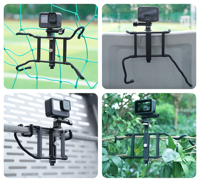 Гнучке регульоване кріплення TELESIN Adjustable Universal Fence Mount для екшн-камер та смартфонів (TE-FM-001) - зображення 7