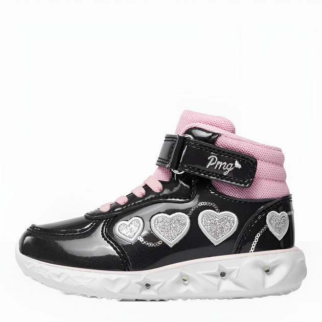 Buty sportowe dziecięce dla dziewczynki za kostkę Primigi 4970122 32 Czarne (8055069797202) - obraz 2