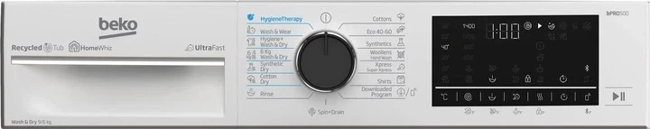 Стиральная машина с сушкой BEKO B5DFT59447W - изображение 6
