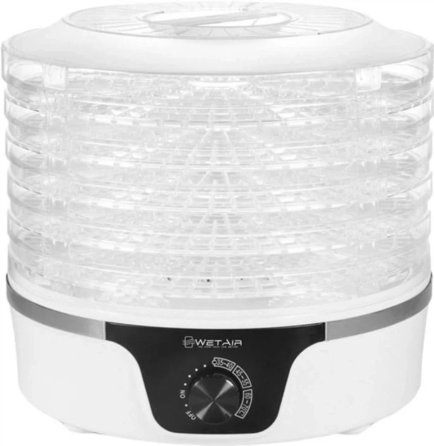 Сушарка для овочів і фруктів WetAir WFD-K380W - Фото 5 Сушарка для овочів і фруктів WetAir WFD-K380W - зображення 5