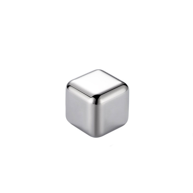 Стальной кубик для виски и других напитков Moltis Whiskey Stones SILVER ...