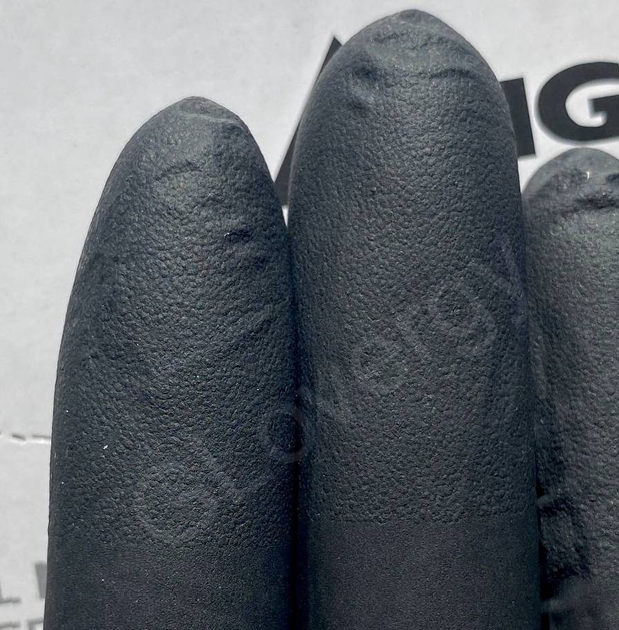 Перчатки нитриловые черного цвета IGAR размер S, 200 шт - изображение 2