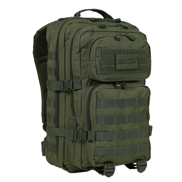 Рюкзак тактичний 20л. Олива Mil-Tec US Assault Pack SM Oliv (14002001-20) - изображение 1