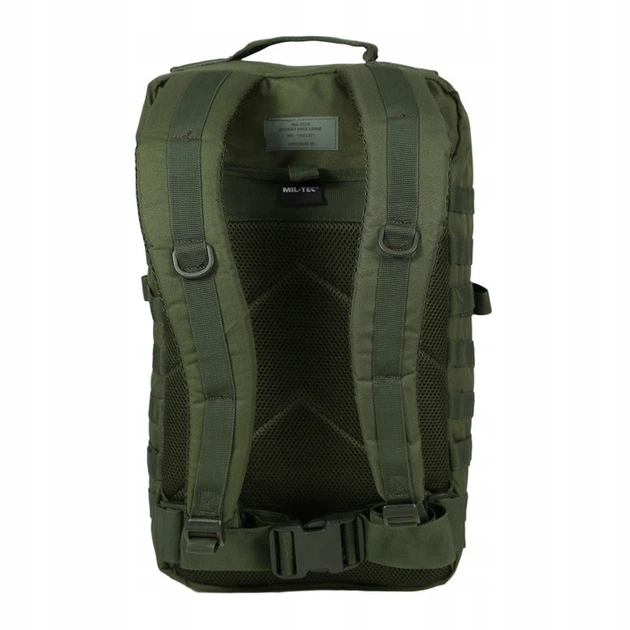 Рюкзак тактичний 20л. Олива Mil-Tec US Assault Pack SM Oliv (14002001-20) - изображение 7
