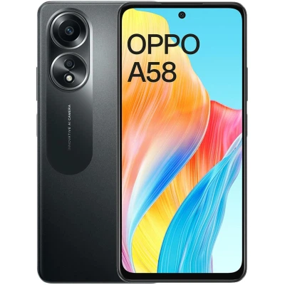 スマートフォン本体 miyopi.l58 Мобильный телефон Oppo A58 8/128GB Glowing Black (OFCPH2577_BLACK