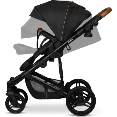 Коляска Lionelo 3 в 1 Mari Tour Black Onyx (LO-MARI TOUR 3IN1 BLACK ONYX) - изображение 3