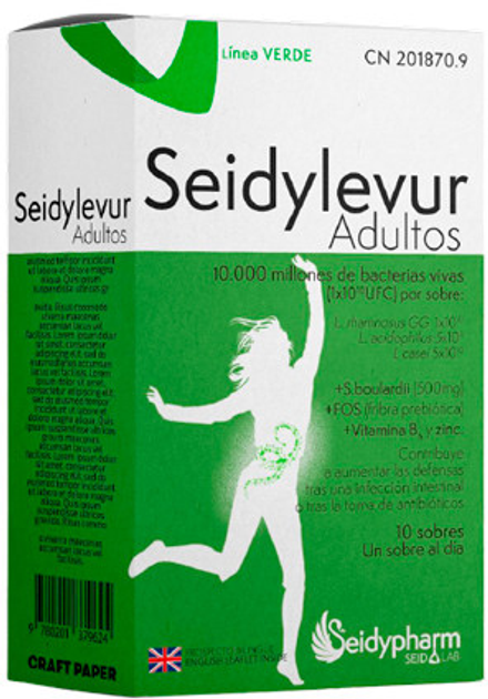 Suplement diety Seid Lab Seidylevur Adult 10 Sticks (8470002018709) - obraz 1