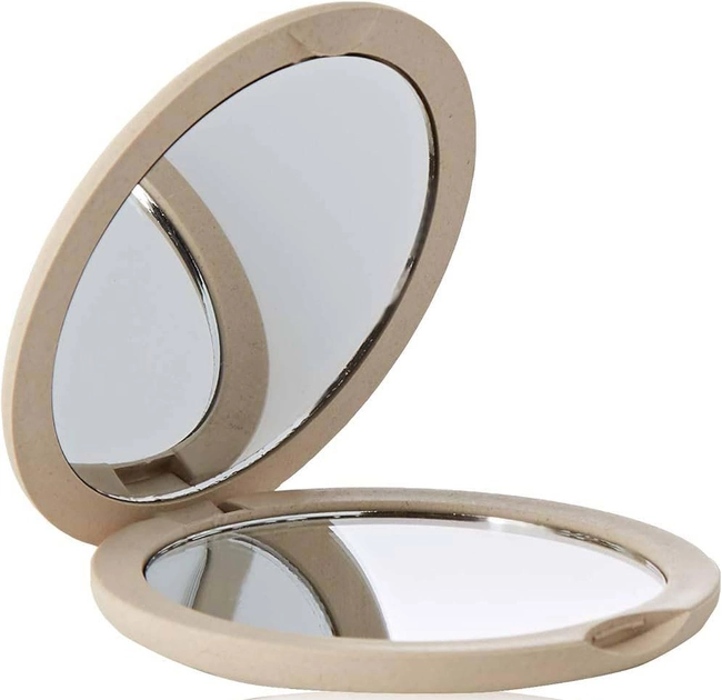 Lusterko Beter Natural Fiber Double Mirror x4 Magnification Beige (8412122149307) - obraz 1