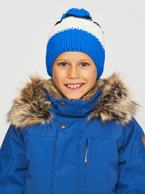 Акція на Дитяча зимова шапка-біні в'язана з помпоном для хлопчика Coccodrillo Accessories Winter Boy ZC2364316AWB-022 56 см Різнокольорова від Rozetka