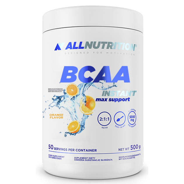 BCAA Max Support Instant - 500g Orange - Фото 1 BCAA Max Support Instant - 500g Orange - изображение 1