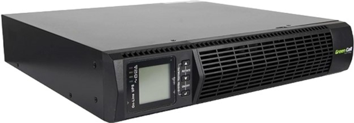 Джерело безперебійного живлення Greencell RTII 1000VA (900W) Black (5902701419776) - зображення 2