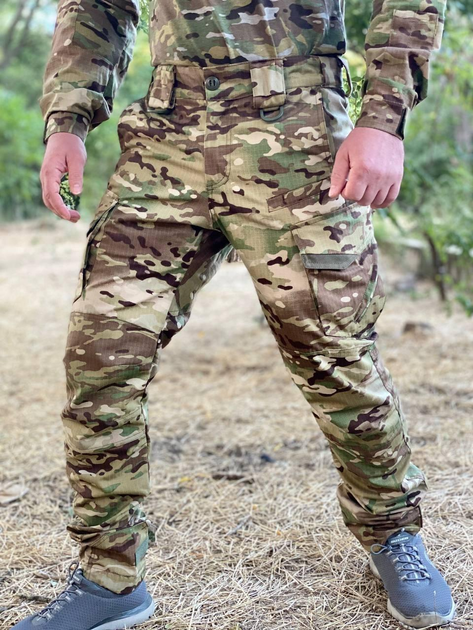 Тактичні штани Мультикам брюки "Кайман", військові штани тактичні мультикам multicam, бойові штани мультикам ЗСУ 48 - зображення 1