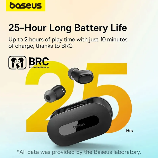 Беспроводные наушники Baseus Bowie EZ10 Black TWS Bluetooth 5.3 - изображение 3