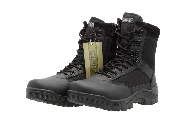 Черевики тактичні Mil-Tec Tactical boots black на блискавці Німеччина 45 (69284550) - зображення 2