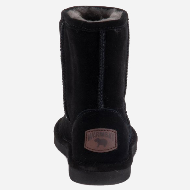 Жіночі уггі Warmbat Kangaroo KNG3210-99 38 25 см Чорні (8719394194074) - зображення 4