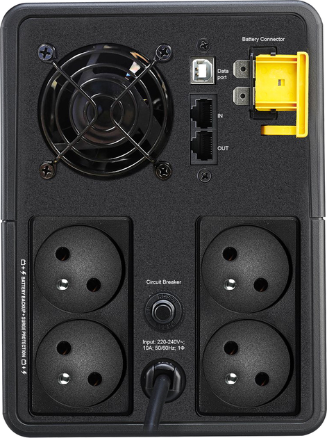 ДБЖ APC BX2200MI-FR Back-UPS 2200VA 230V AVR 4 French - зображення 4
