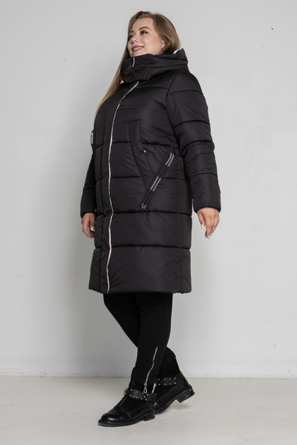Зимняя женская куртка больших размеров UF-Fashion 1045 - RS 50 черный ...