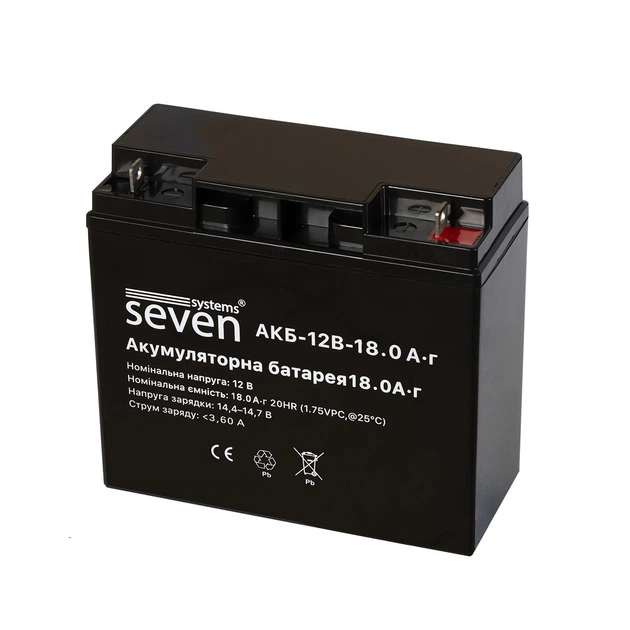 Аккумуляторная батарея SEVEN 12В/18Ач - изображение 2