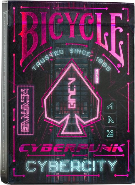 Гральні карти Bicycle Cyberpunk Cybercity (73854094235) - зображення 1