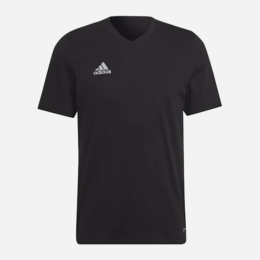 T-shirt męski w serek adidas ENT 22 Tee HC0448 L Czarny (4065418918190) - obraz 3