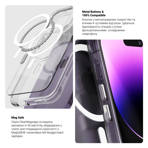 Чехол для смартфона ArmorStandart Clear Magsafe для Apple iPhone 13 Tansparent (ARM68050) - изображение 5