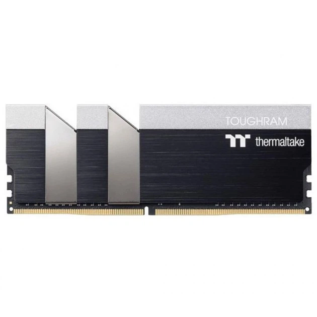 Модуль памяти для компьютера DDR4 16GB (2x8GB) 4000 MHz Toughram Black ThermalTake (R017D408GX2-4000C19A) - Фото 1 Модуль памяти для компьютера DDR4 16GB (2x8GB) 4000 MHz Toughram Black ThermalTake (R017D408GX2-4000C19A) - изображение 1