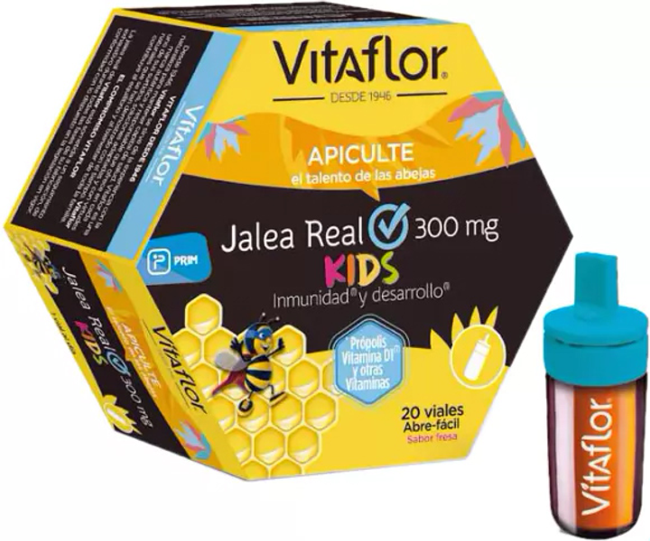 Suplement diety Vitaflor Junior Royal Jelly 20 fiolek (3665045000209) - obraz 1