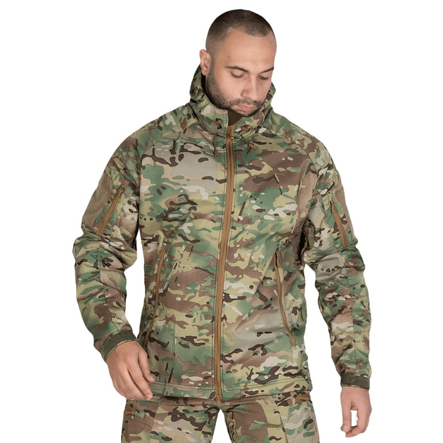 Куртка тактична CamoTec зимова CM STALKER SOFTSHELL MULTICAM L - зображення 2