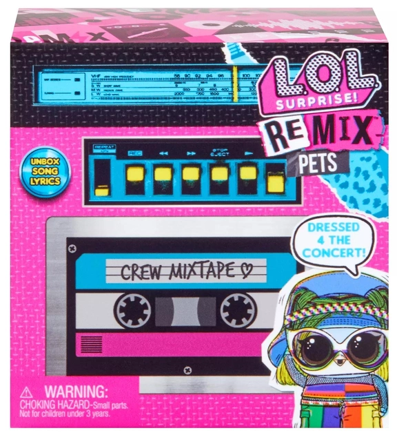 Figurka MGA L.O.L. Surprise Remix Pets Display 1 szt (35051567073) - obraz 1