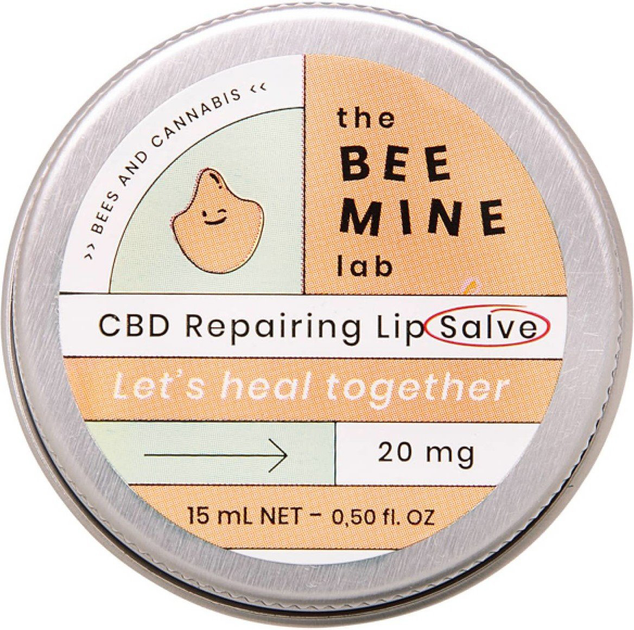Olejek do ust The Beemine Lab CBD Repair Lip Balm 15 ml (8437019515126) - obraz 1