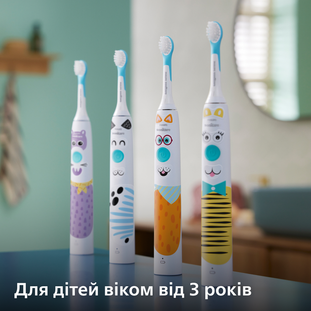 Детская электрическая зубная щетка PHILIPS Sonicare HX3601/01 - Фото 9 Детская электрическая зубная щетка PHILIPS Sonicare HX3601/01 - изображение 9