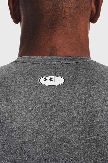 Чоловіча сіра майка UA HG Armour Comp SL Under Armour L 1361522-090 - изображение 4