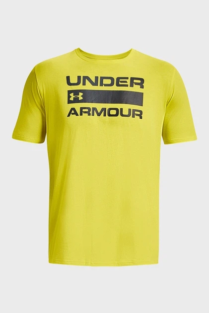 Чоловіча жовта футболка UA TEAM ISSUE WORDMARK SS Under Armour M 1329582-799 - изображение 5