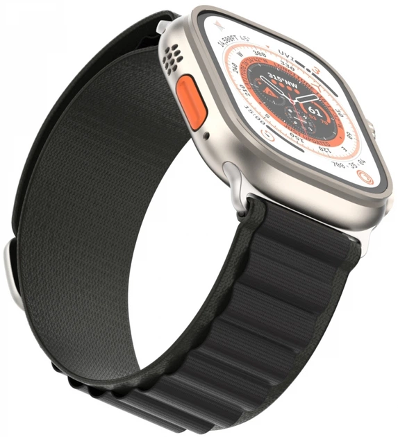Ремінець Drobak Alpine Loop для Apple Watch All Series 38/40/41mm Black (191925) - Фото 2 Ремінець Drobak Alpine Loop для Apple Watch All Series 38/40/41mm Black (191925) - зображення 2