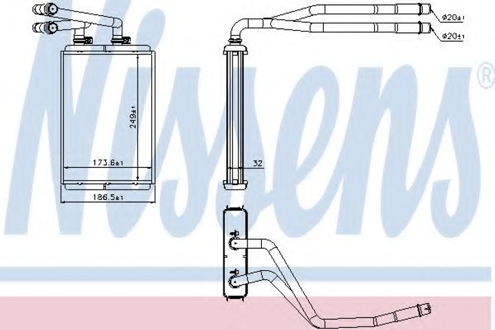 пічка PT 807(02-)2.0 HDi(+)[OE 6448.K8] Nissens (73990) - зображення 1