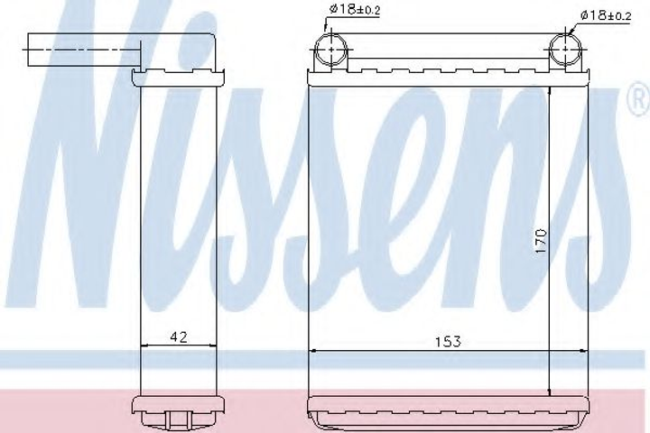 пічка DODGE SPRINTER(03-)2500(+)[OE 003 835 35 01] Nissens (72038) - зображення 1