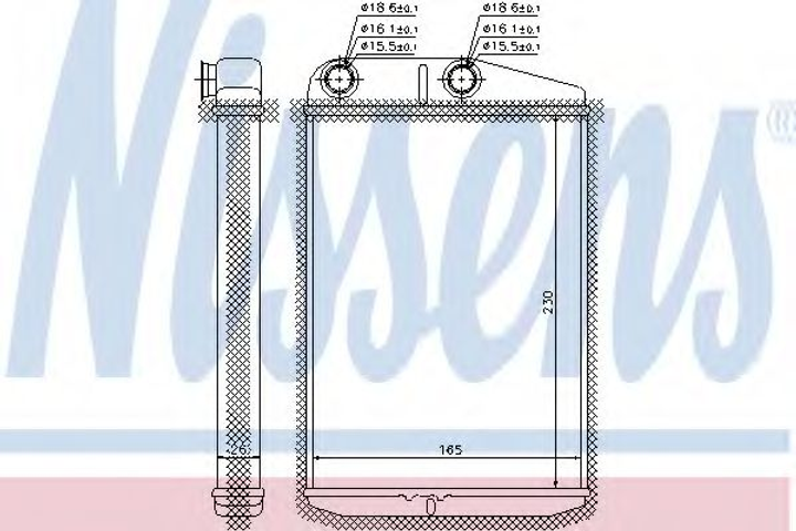 печь PT BOXER(06-)2.2 HDi(+)[OE 6448.R0] Nissens (73989) - изображение 1