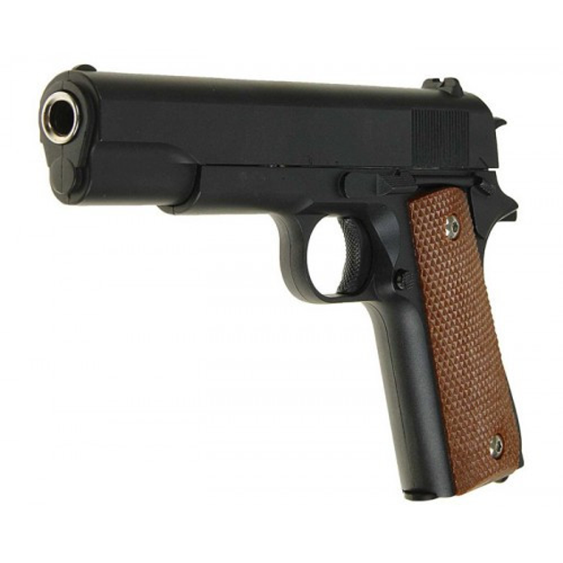 Дитячий пістолет на кульках "Colt M1911 Classic" Galaxy G13 метал-пластик чорний - зображення 2